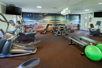 Fitness Center, at Pacific Oaks Apartments, Towbes, Goleta, CA 93117